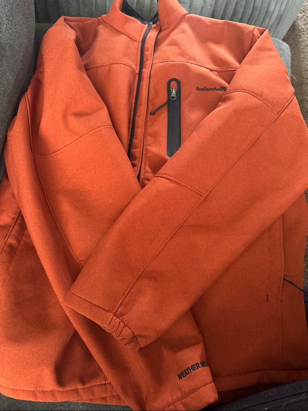 Avalanche Orange Lightweight Softshell Jacket